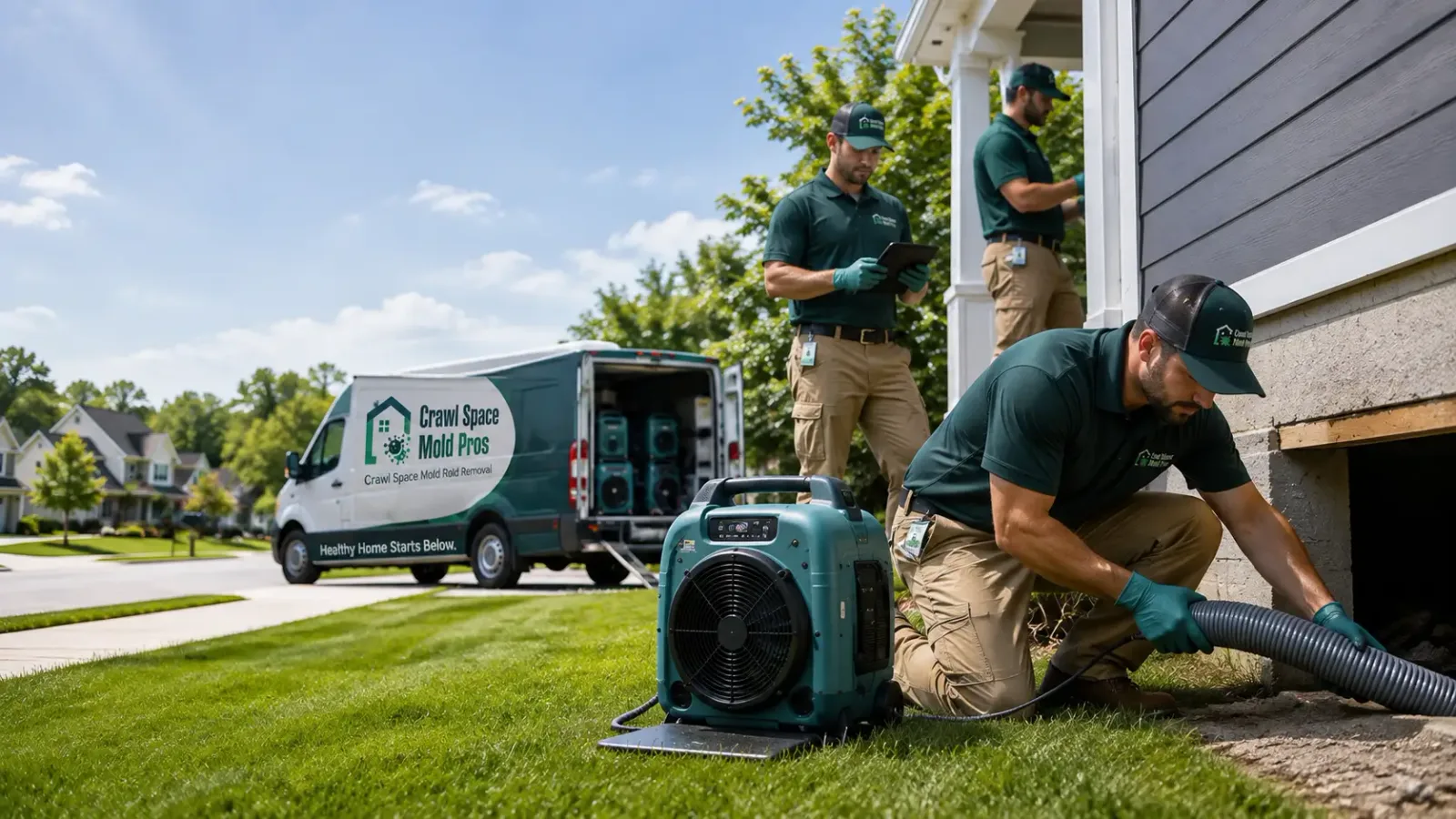 Crawl Space Mold Removal in Lynd, MN